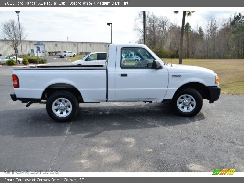 Oxford White / Medium Dark Flint 2011 Ford Ranger XL Regular Cab