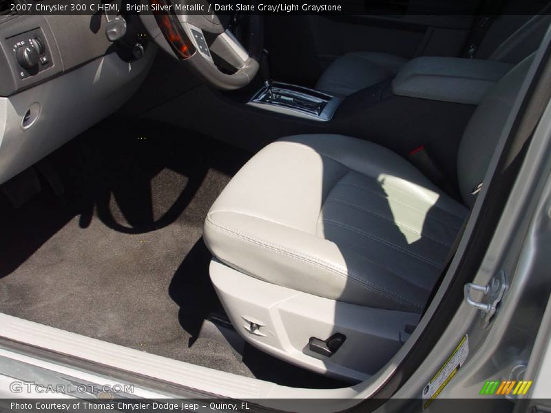 Bright Silver Metallic / Dark Slate Gray/Light Graystone 2007 Chrysler 300 C HEMI