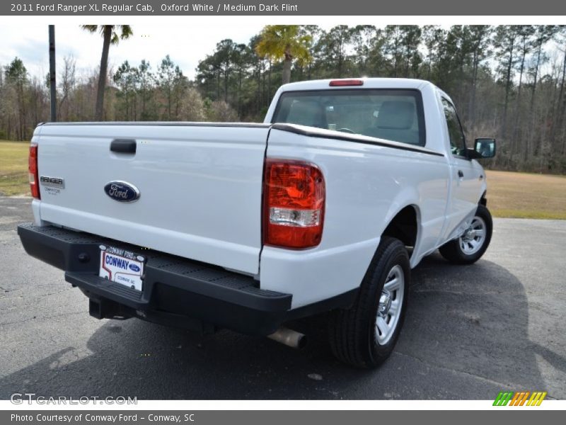 Oxford White / Medium Dark Flint 2011 Ford Ranger XL Regular Cab