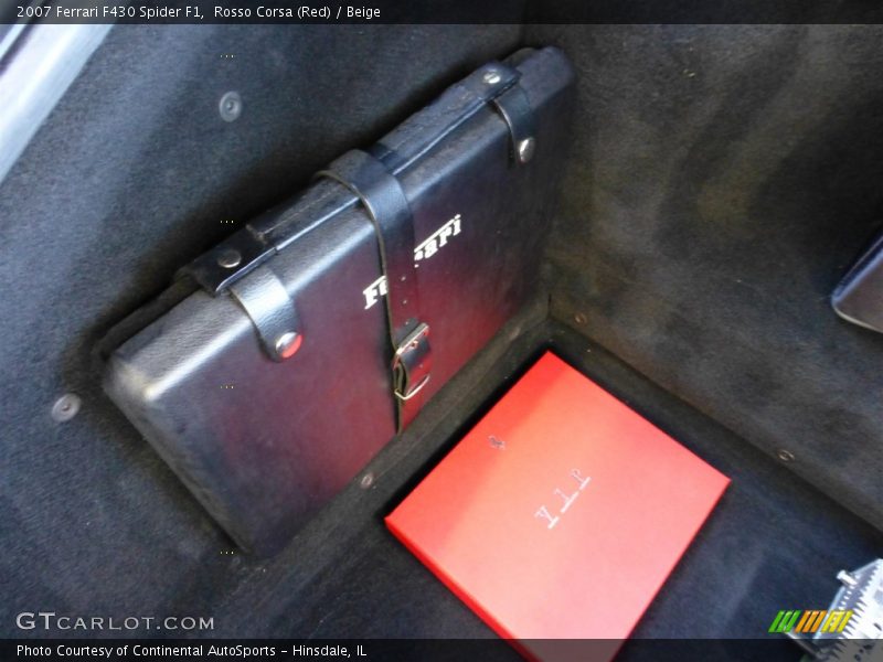 Tool Kit of 2007 F430 Spider F1