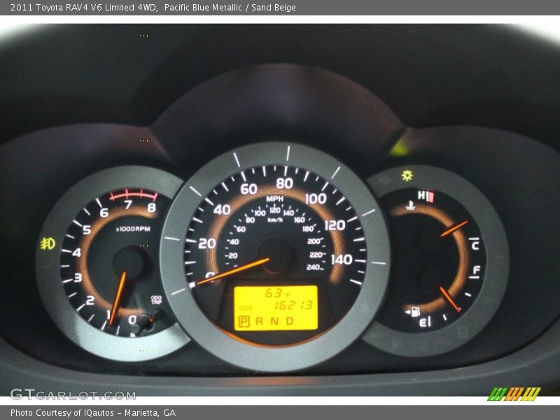  2011 RAV4 V6 Limited 4WD V6 Limited 4WD Gauges