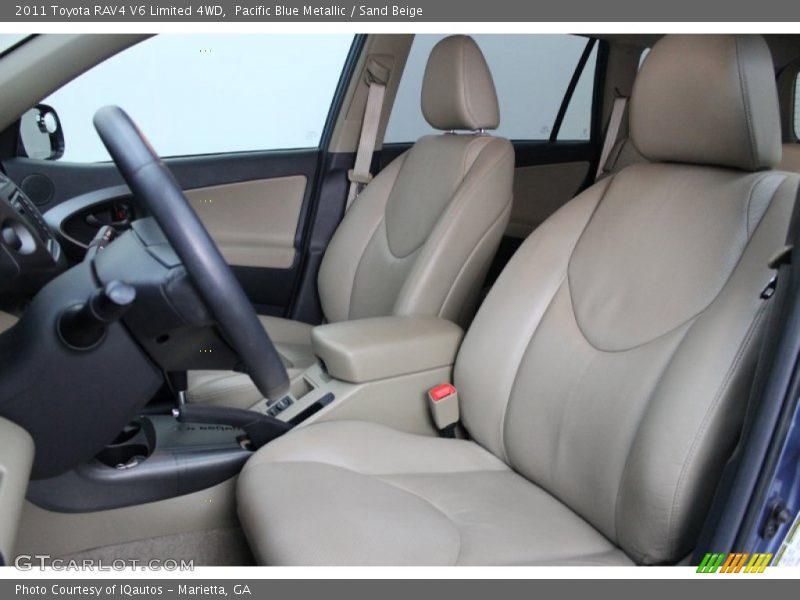Front Seat of 2011 RAV4 V6 Limited 4WD