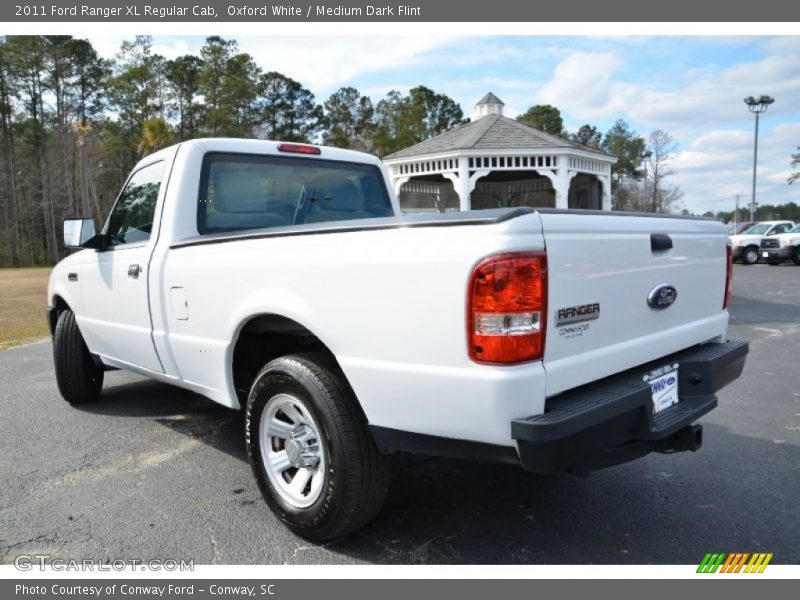 Oxford White / Medium Dark Flint 2011 Ford Ranger XL Regular Cab