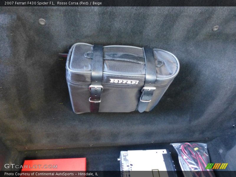 Tool Kit of 2007 F430 Spider F1