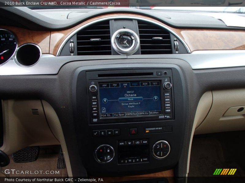 Controls of 2010 Enclave CXL AWD