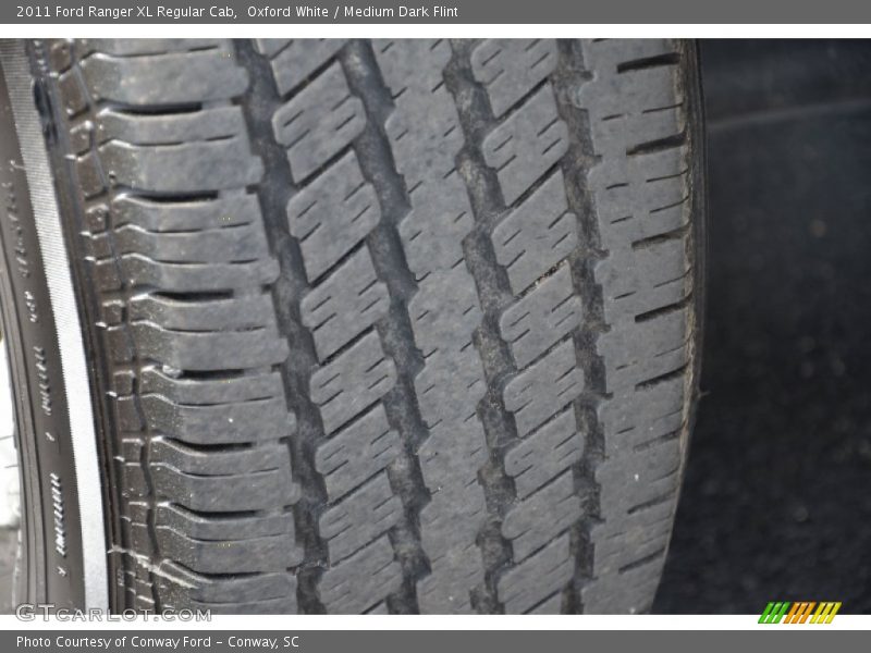 Oxford White / Medium Dark Flint 2011 Ford Ranger XL Regular Cab