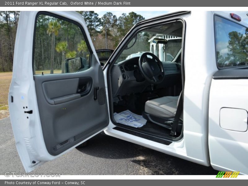 Oxford White / Medium Dark Flint 2011 Ford Ranger XL Regular Cab