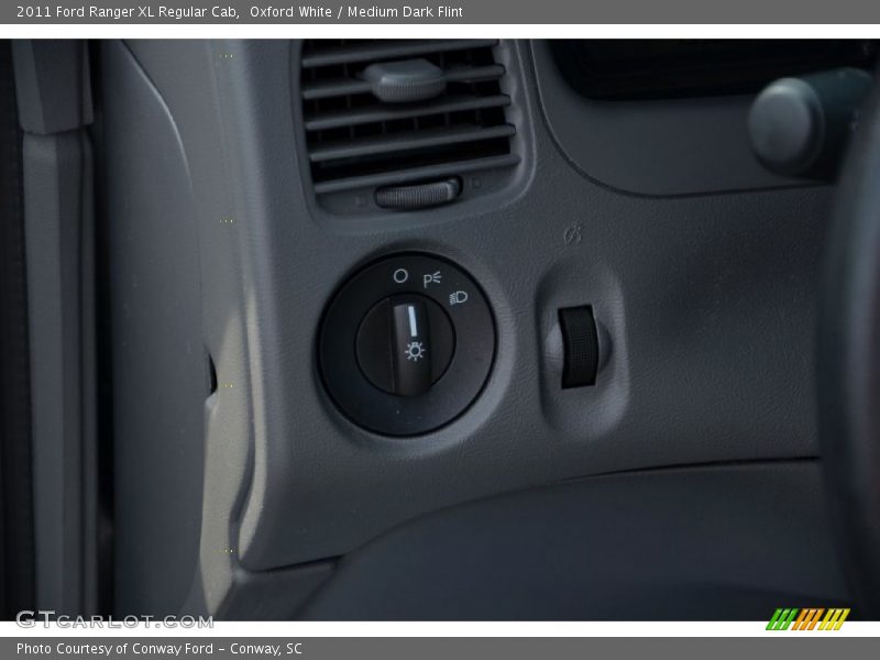 Oxford White / Medium Dark Flint 2011 Ford Ranger XL Regular Cab