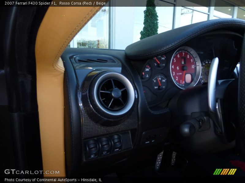 Rosso Corsa (Red) / Beige 2007 Ferrari F430 Spider F1