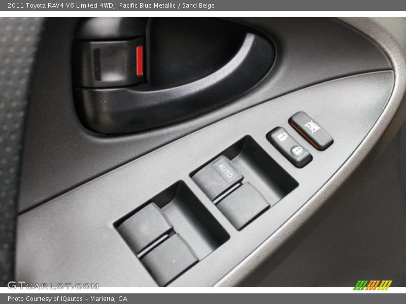 Pacific Blue Metallic / Sand Beige 2011 Toyota RAV4 V6 Limited 4WD