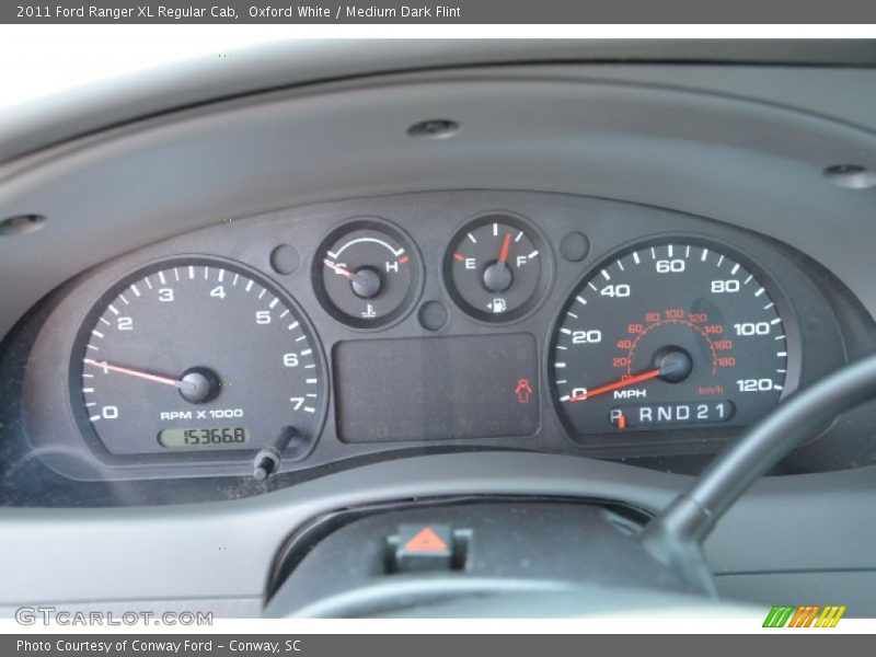  2011 Ranger XL Regular Cab XL Regular Cab Gauges