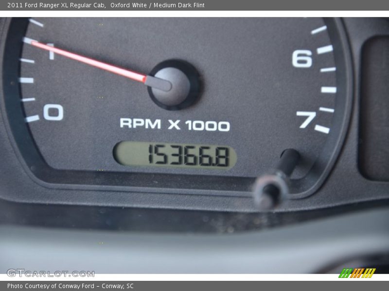 Oxford White / Medium Dark Flint 2011 Ford Ranger XL Regular Cab