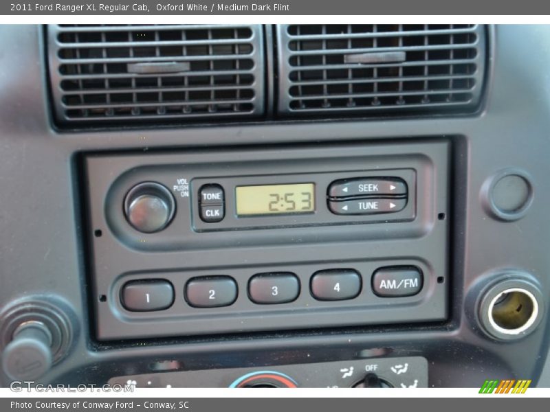 Audio System of 2011 Ranger XL Regular Cab