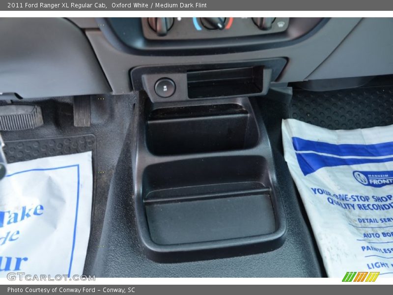 Oxford White / Medium Dark Flint 2011 Ford Ranger XL Regular Cab