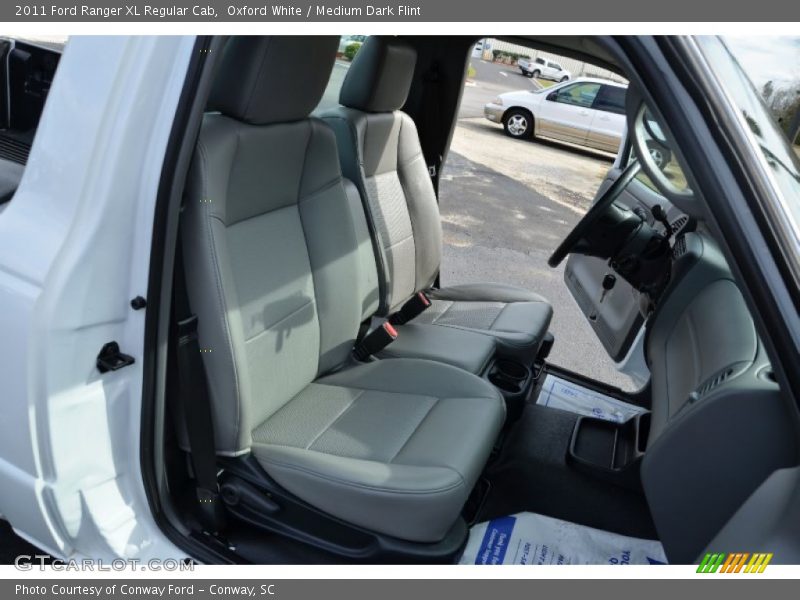 Oxford White / Medium Dark Flint 2011 Ford Ranger XL Regular Cab