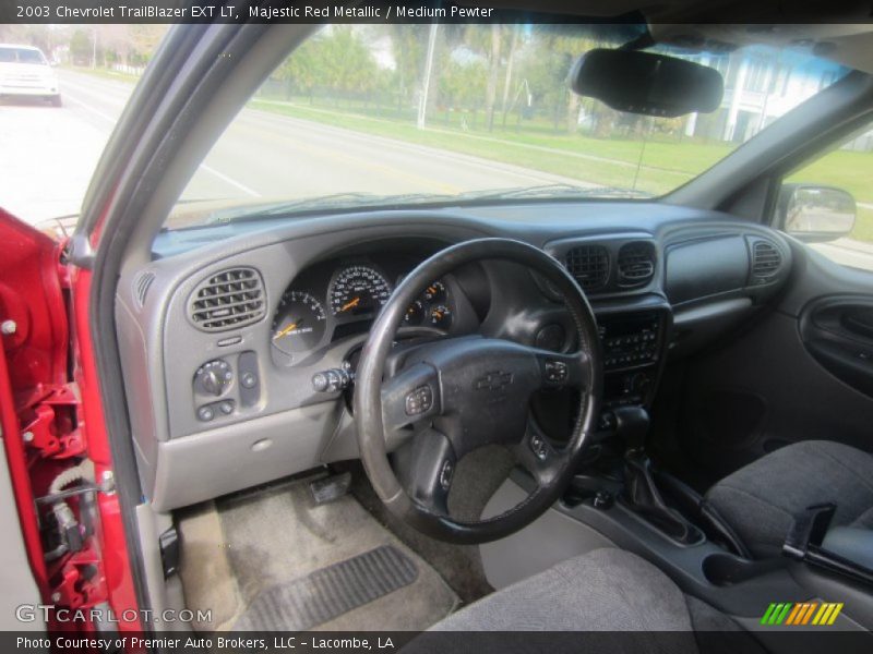 Majestic Red Metallic / Medium Pewter 2003 Chevrolet TrailBlazer EXT LT