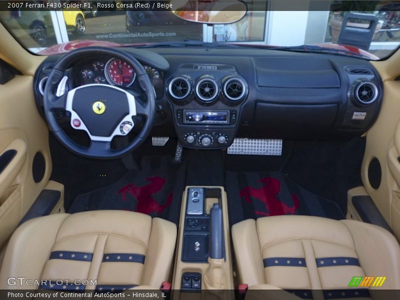 Dashboard of 2007 F430 Spider F1