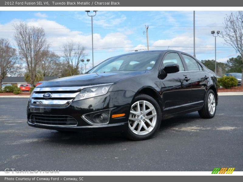 Tuxedo Black Metallic / Charcoal Black 2012 Ford Fusion SEL V6