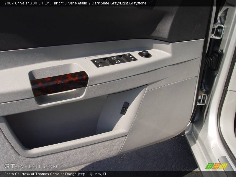 Bright Silver Metallic / Dark Slate Gray/Light Graystone 2007 Chrysler 300 C HEMI