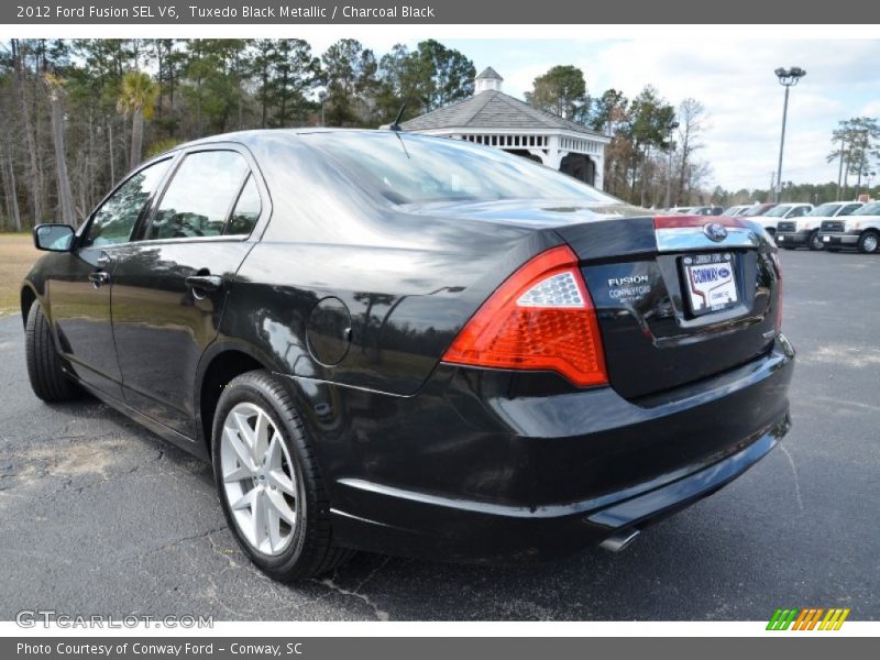 Tuxedo Black Metallic / Charcoal Black 2012 Ford Fusion SEL V6