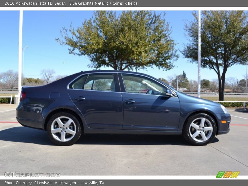 Blue Graphite Metallic / Cornsilk Beige 2010 Volkswagen Jetta TDI Sedan