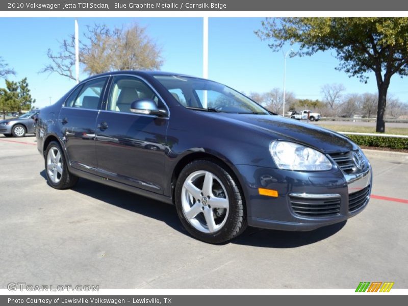 Blue Graphite Metallic / Cornsilk Beige 2010 Volkswagen Jetta TDI Sedan