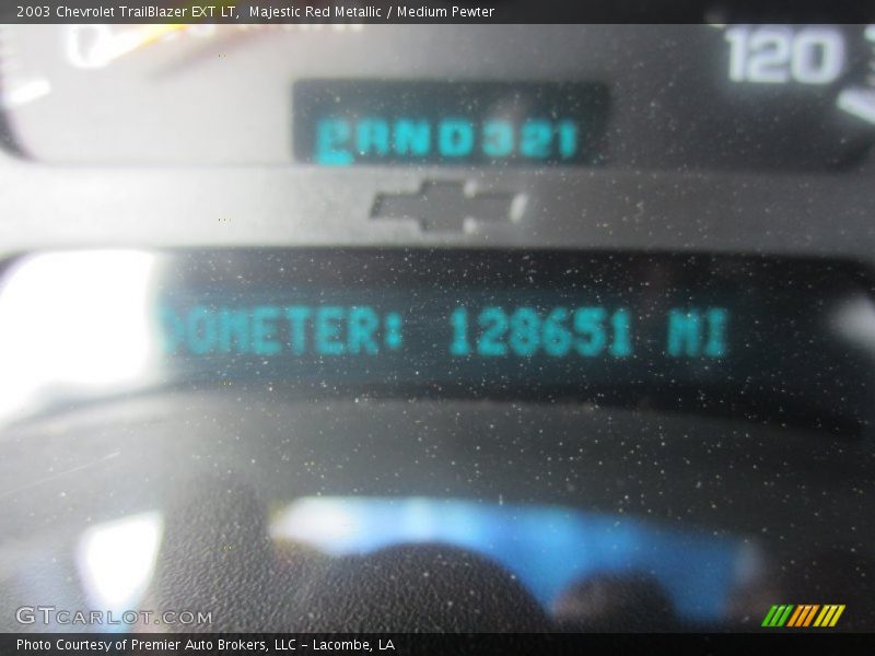 Majestic Red Metallic / Medium Pewter 2003 Chevrolet TrailBlazer EXT LT