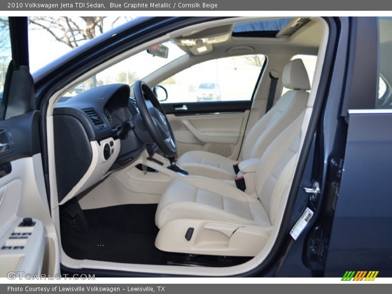 Blue Graphite Metallic / Cornsilk Beige 2010 Volkswagen Jetta TDI Sedan