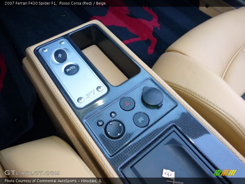 Controls of 2007 F430 Spider F1