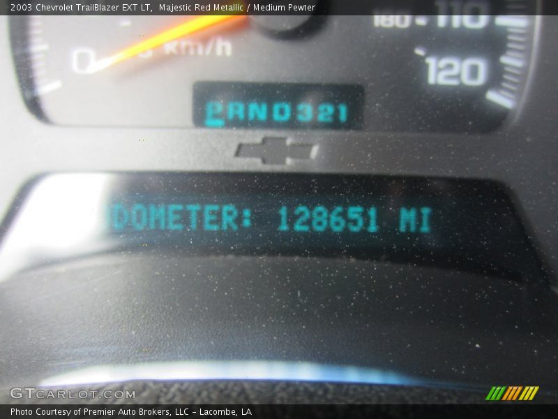 Majestic Red Metallic / Medium Pewter 2003 Chevrolet TrailBlazer EXT LT
