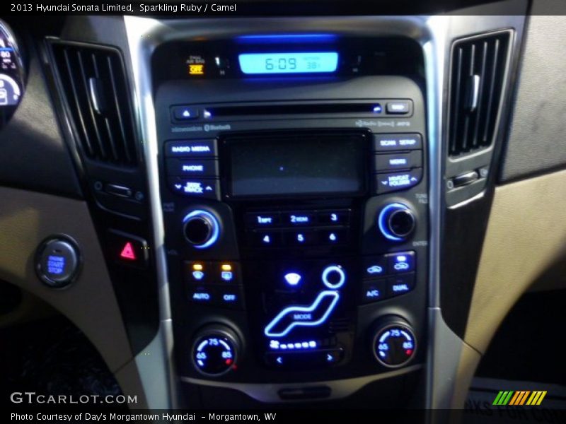 Sparkling Ruby / Camel 2013 Hyundai Sonata Limited