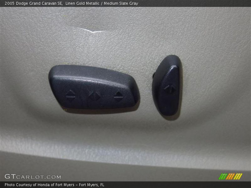 Linen Gold Metallic / Medium Slate Gray 2005 Dodge Grand Caravan SE