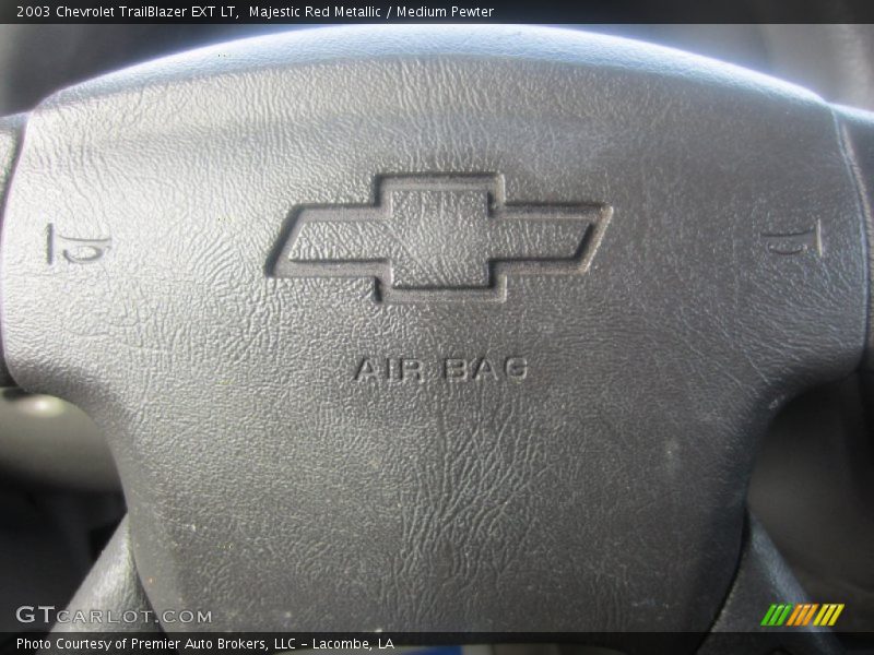 Majestic Red Metallic / Medium Pewter 2003 Chevrolet TrailBlazer EXT LT