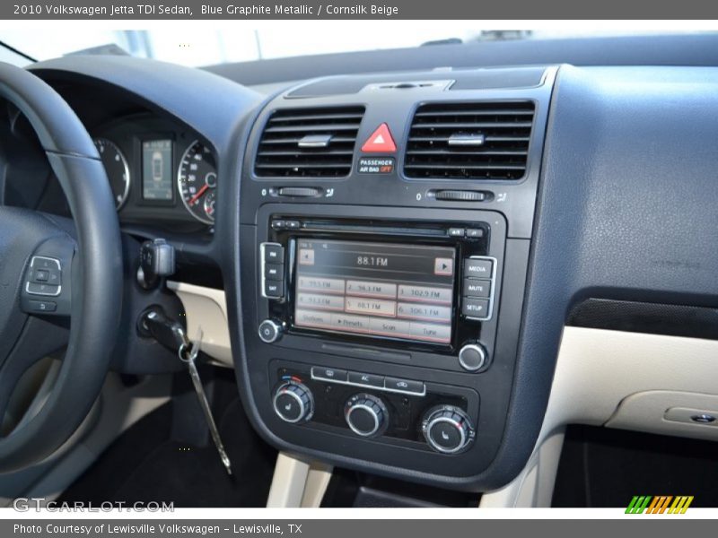 Blue Graphite Metallic / Cornsilk Beige 2010 Volkswagen Jetta TDI Sedan