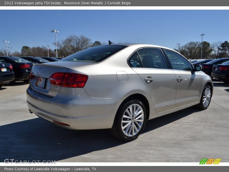 Moonrock Silver Metallic / Cornsilk Beige 2013 Volkswagen Jetta TDI Sedan