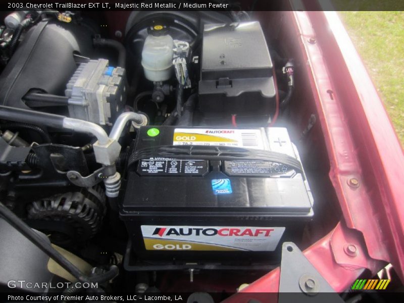 Majestic Red Metallic / Medium Pewter 2003 Chevrolet TrailBlazer EXT LT
