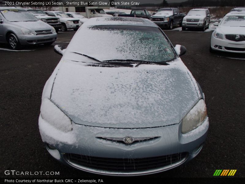 Sterling Blue Satin Glow / Dark Slate Gray 2001 Chrysler Sebring LXi Sedan