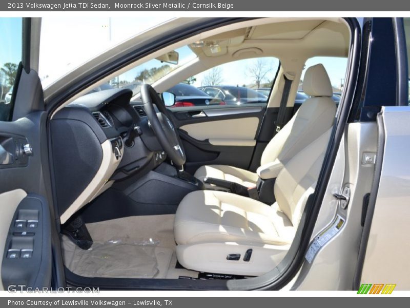 Front Seat of 2013 Jetta TDI Sedan