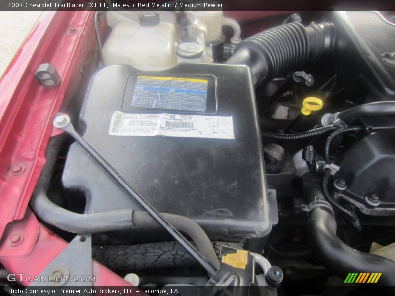 Majestic Red Metallic / Medium Pewter 2003 Chevrolet TrailBlazer EXT LT