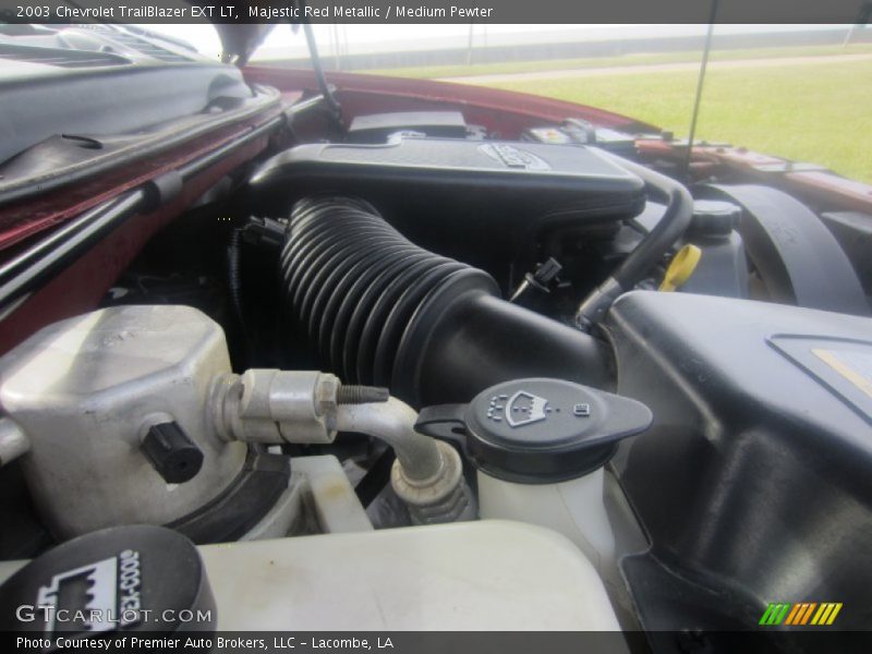 Majestic Red Metallic / Medium Pewter 2003 Chevrolet TrailBlazer EXT LT