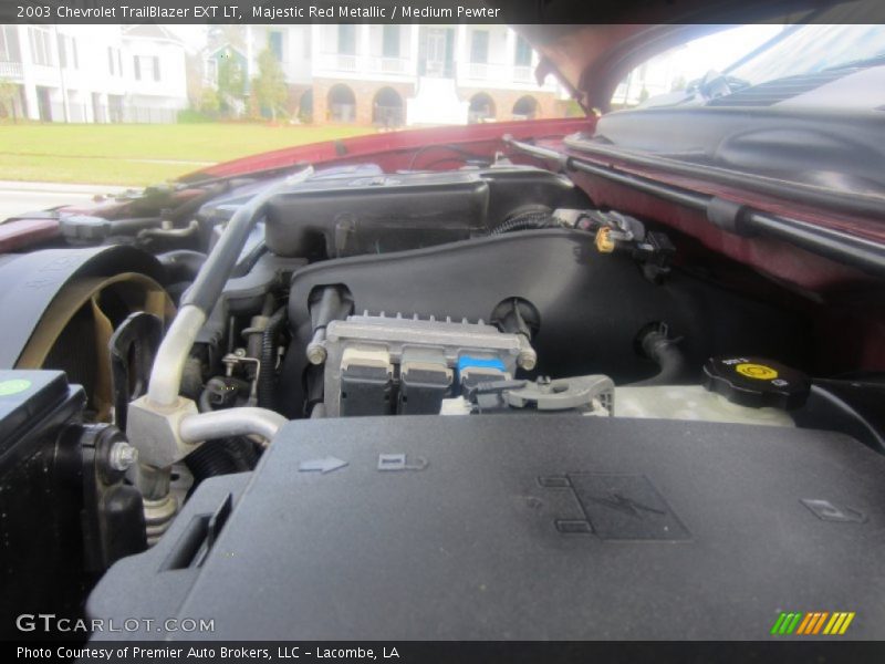 Majestic Red Metallic / Medium Pewter 2003 Chevrolet TrailBlazer EXT LT