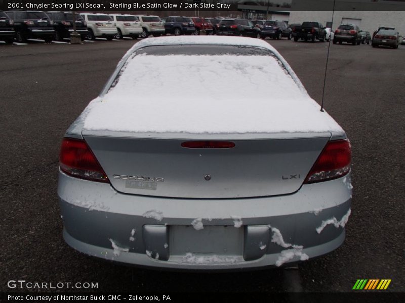 Sterling Blue Satin Glow / Dark Slate Gray 2001 Chrysler Sebring LXi Sedan