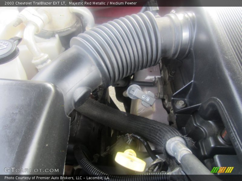 Majestic Red Metallic / Medium Pewter 2003 Chevrolet TrailBlazer EXT LT