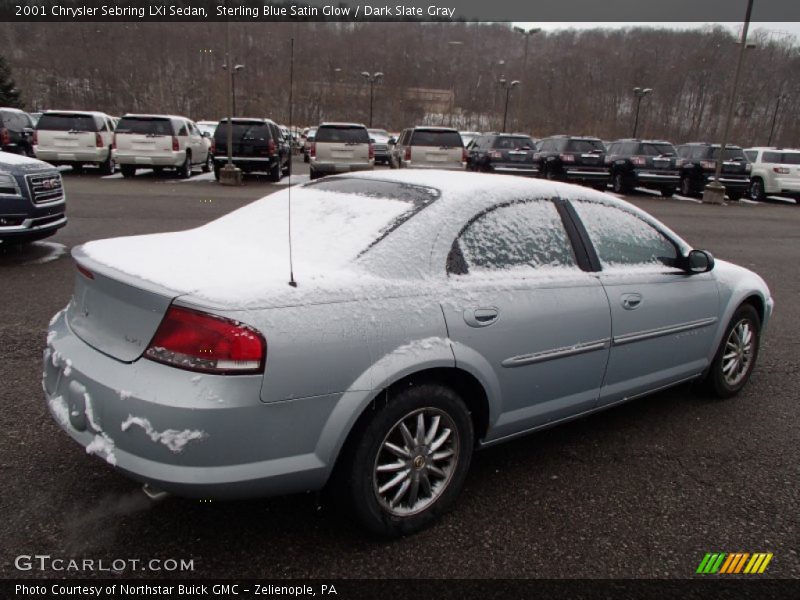 Sterling Blue Satin Glow / Dark Slate Gray 2001 Chrysler Sebring LXi Sedan