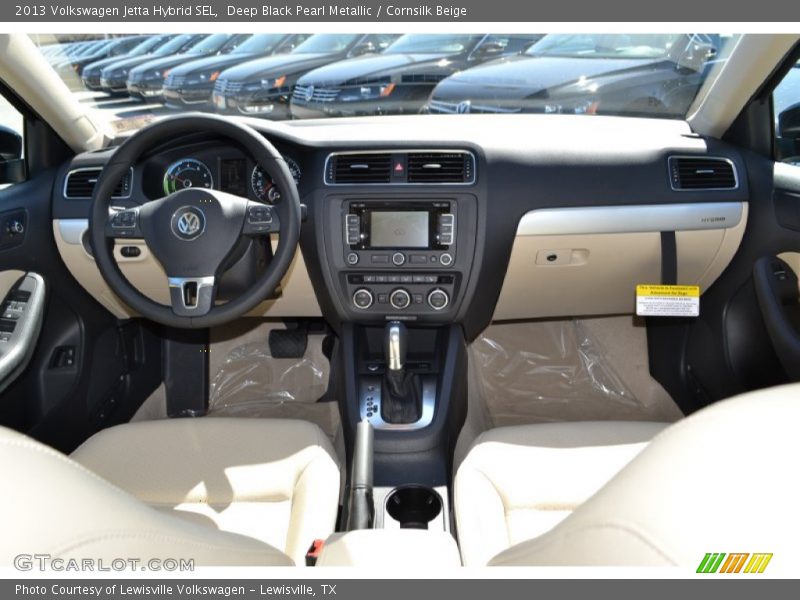 Dashboard of 2013 Jetta Hybrid SEL