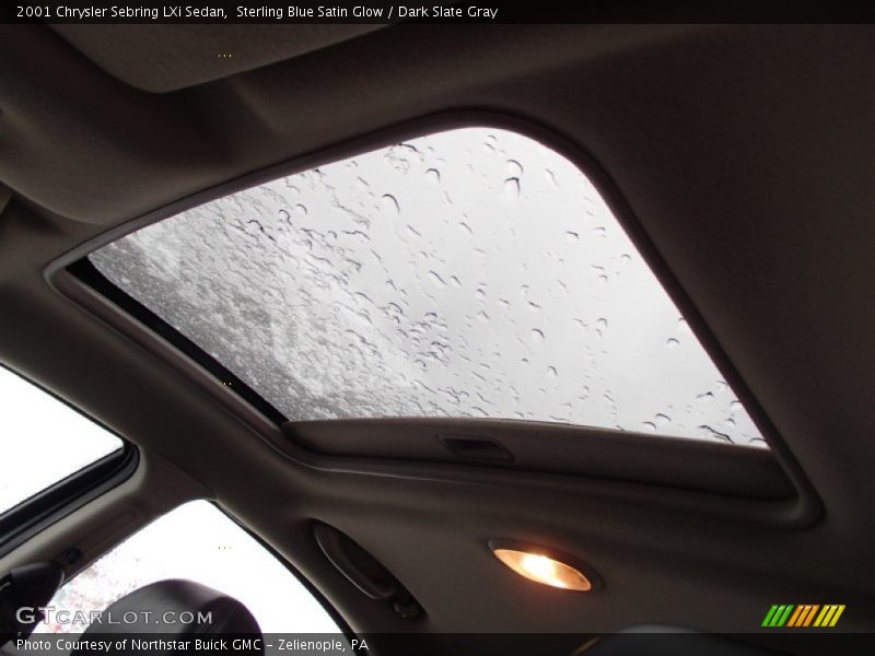 Sterling Blue Satin Glow / Dark Slate Gray 2001 Chrysler Sebring LXi Sedan