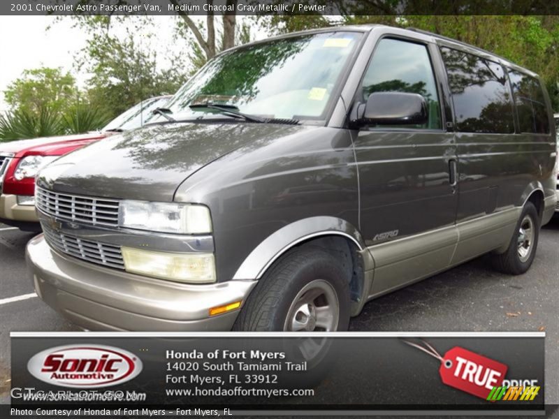 Medium Chacoal Gray Metallic / Pewter 2001 Chevrolet Astro Passenger Van