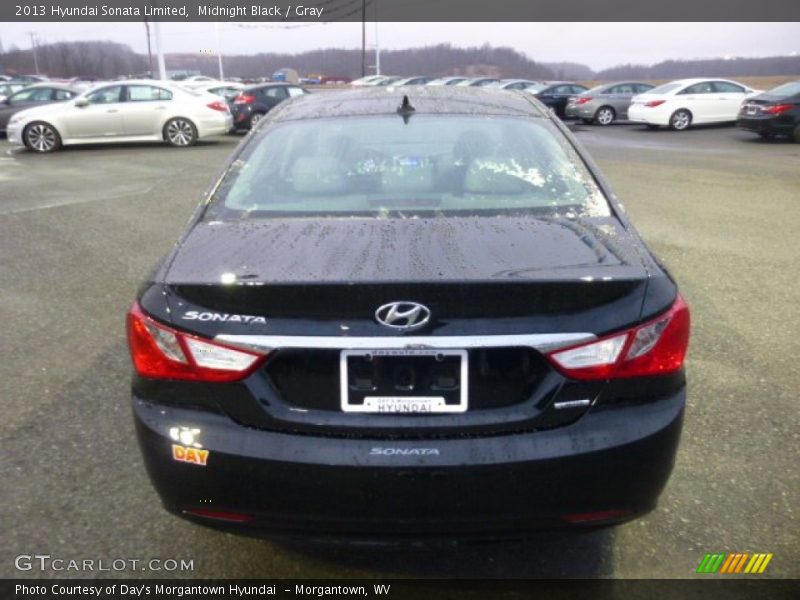 Midnight Black / Gray 2013 Hyundai Sonata Limited