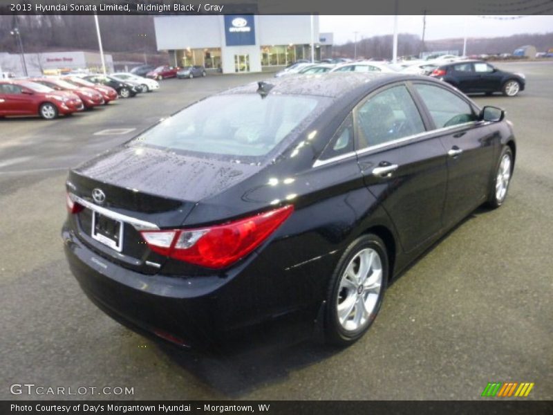 Midnight Black / Gray 2013 Hyundai Sonata Limited