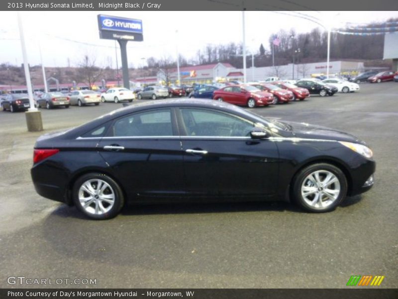 Midnight Black / Gray 2013 Hyundai Sonata Limited